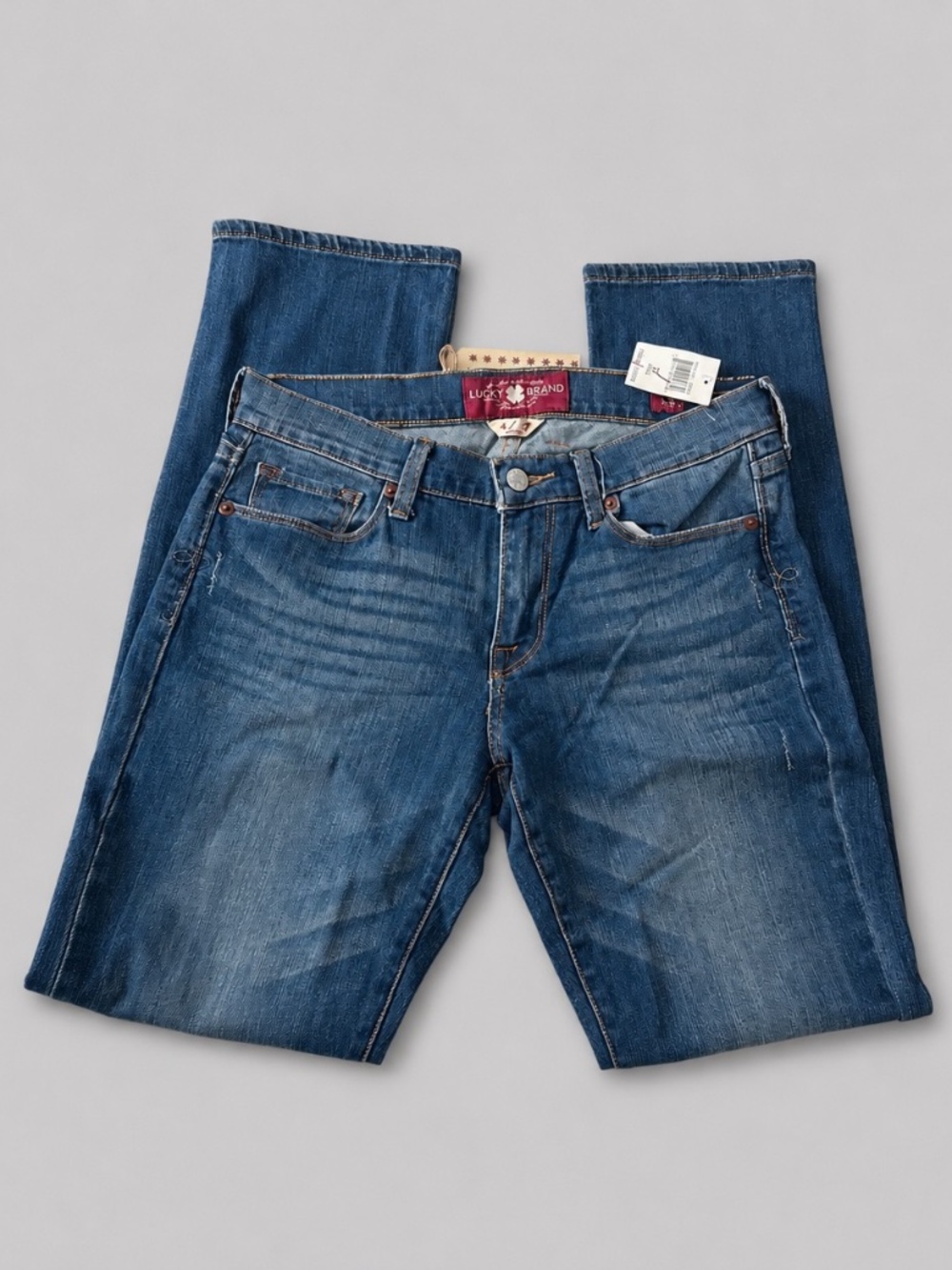 NWT Lucky Brand Sophia Straight leg Blue Jeans size 4/27